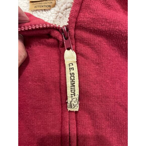 CE Schmidt Workwear Jacket Womens XL Sherpa Fleece Lined Coat Full Zip Fall - Picture 8 of 16